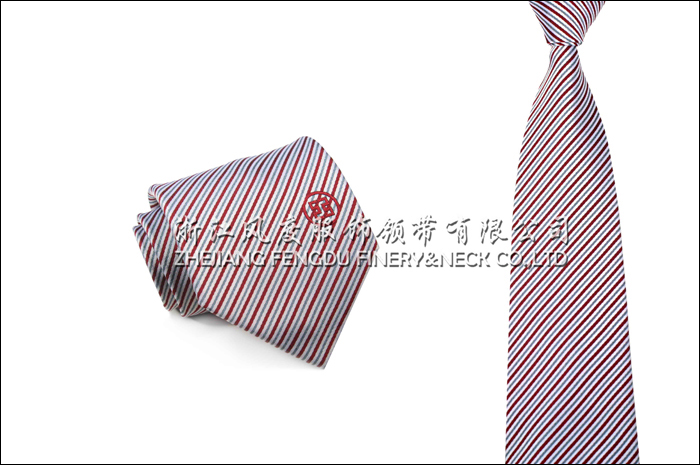 中國工商銀行 色織滌絲領帶