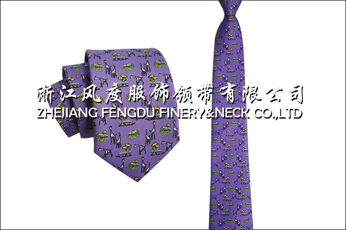 2019春夏新款印花仿絲商務領帶 FDMP1871